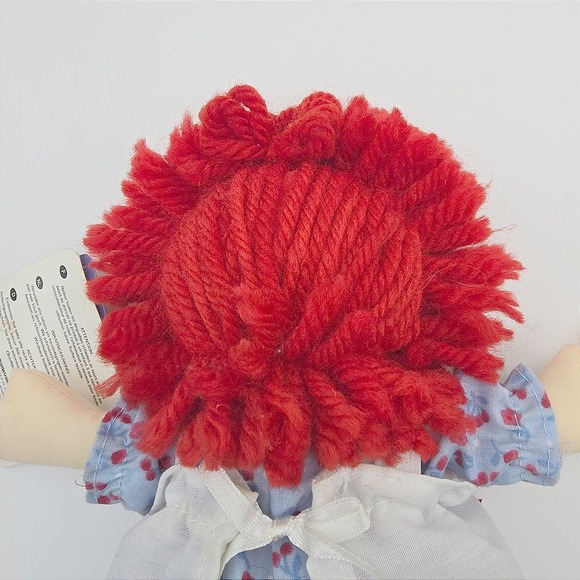 2012 Aurora Raggedy Ann & Andy Dolls Pair 9" Classic Plush Hasbro Ann Has Tag - Picture 6 of 14